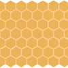 Daltile Color Wheel Mosaic Group 3 Hexagon 1.5 Mustard