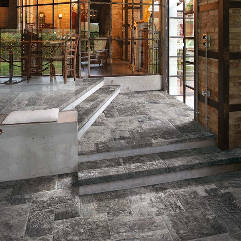 Paramount Tile Molo Audace Nero Galera Modular Box Swatch