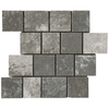 Paramount Tile Molo Audace Nero Galera 12" x 12" Mosaic Swatch