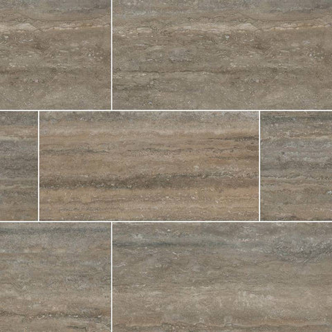 Veneto Porcelain Tile Collection Noce - 12"x24" Polished Swatch