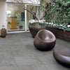 Arterra Porcelain Paver Nolitan Smoke - 24"x24" Outdoor Scene