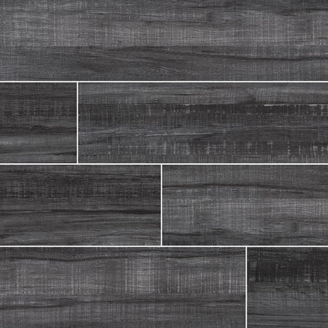 Belmond Ceramic Tile Collection Obsidian - 8"x40" Swatch