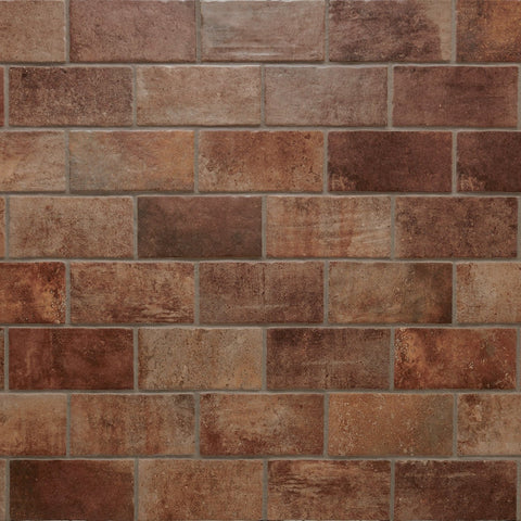 Paramount Tile Recovery Stone Old Red 2" x 10" Swatch
