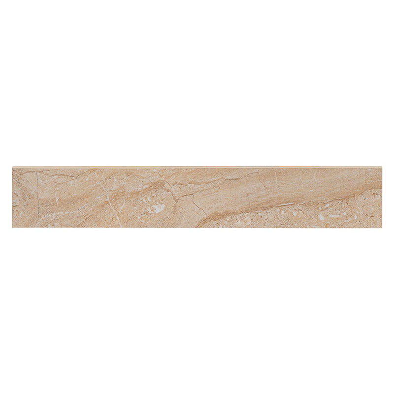 MSI Porcelain Aria Oro Bullnose 3x18