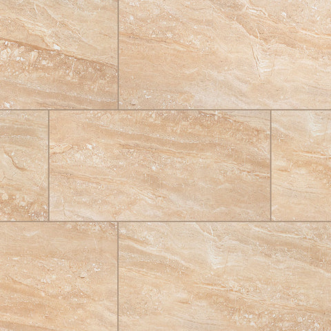 Aria Porcelain Tile Collection Oro - 12"x24" Swatch
