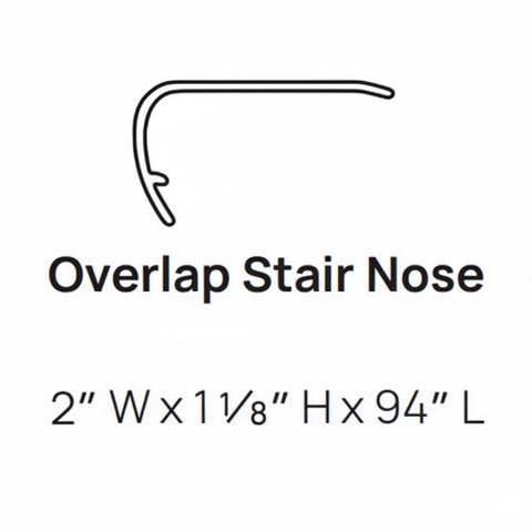 Stanton Ultra Fit Trim Overlap Stair Nose