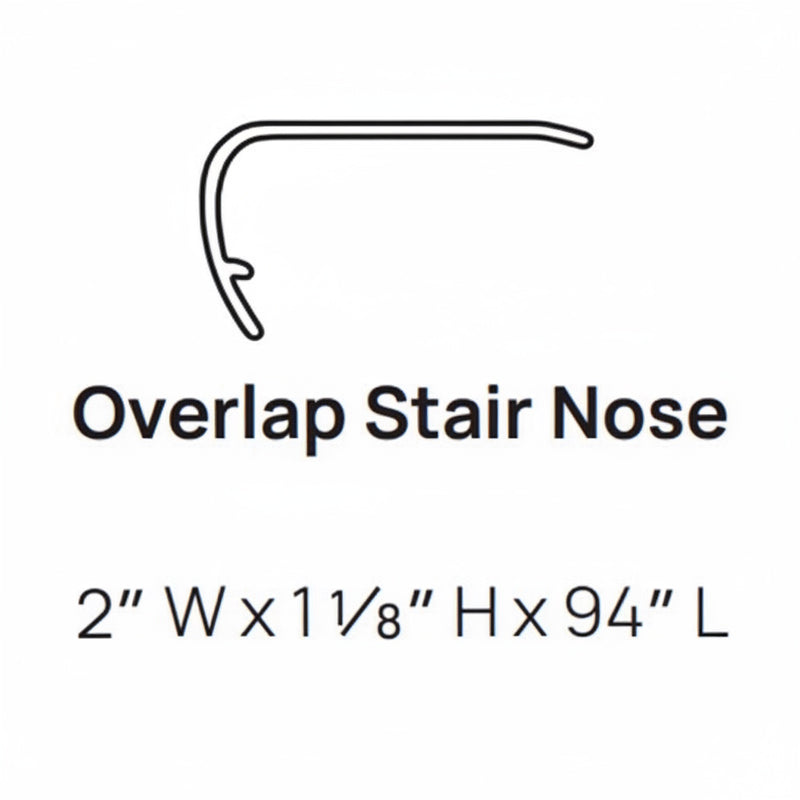 Stanton Ultra Fit Trim Overlap Stair Nose