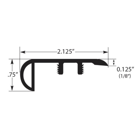 Paramount Signature WPC Trim Overlap Stairnose