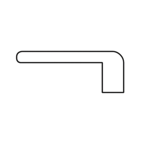 Casabella Next Generation MauiMtn XL Overlap Stair Nose Trim