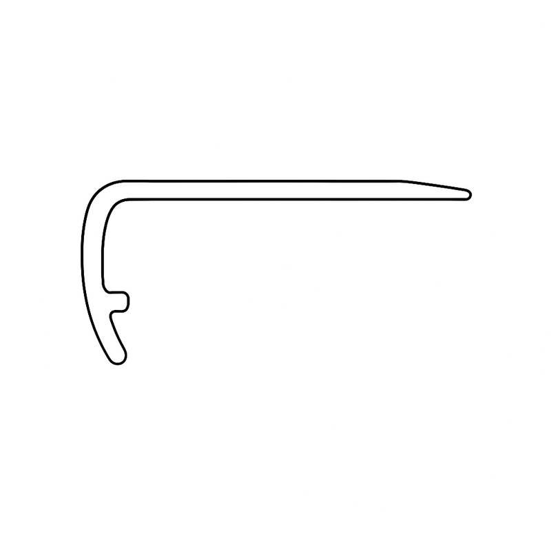 Versacore Grande 10 Overlap Stair Nose Trim