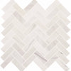 Daltile Eclessia Marble Mosaic Herringbone Pacifica