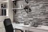 Dekora Porcelain Panels Collection Palisade Grey - 6"x24" Room Scene