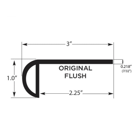 Paramount Signature WPC Trim Flush Stairnose