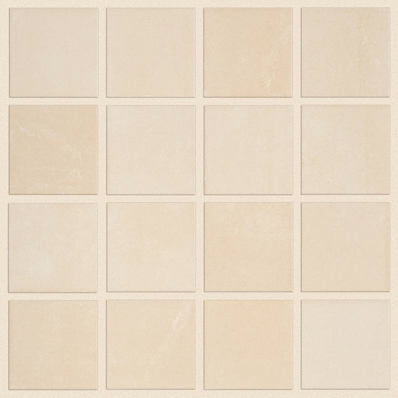 Shaw Tile Colonnade Parchment 3x3 Mosaic