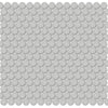Tile Collection Soho 3/4" Penny Round Mosaic Tile Loft Grey