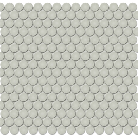 Tile Collection Soho 3/4" Penny Round Mosaic Tile Soft Sage