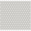 Tile Collection Soho 3/4" Penny Round Mosaic Tile Halo Grey