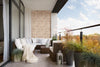 MSI Ledgestone Veneer - Philadelphia Panel - Split Face Outdoor Scene