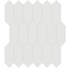 Tile Collection Soho 2x5 Picket Mosaic Tile Vintage Grey Glossy