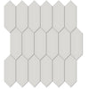 Tile Collection Soho 2x5 Picket Mosaic Tile Halo Grey