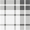 Tile Collection Soho 13x13 Plaid Pattern Mosaic Tile Midnight Blend Swatch