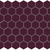 Daltile Color Wheel Mosaic Group 3 Hexagon 1.5 Plum Crazy