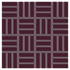 Daltile Color Wheel Mosaic Group 3 Lattice Weave 1x3 Plum Crazy