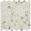 Daltile Uptown Glass Mosaic Hexagon Matte Posh Resort