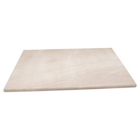 Arterra Porcelain Pool Coping Praia Crema - 13"x24" Swatch