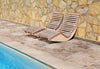 Arterra Porcelain Pool Coping Praia Crema - 13"x24" Outdoor Scene