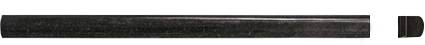 Granite Tile Collection Premium Black - Pencil Molding Swatch