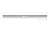 Schluter Kerdi Line Vario Linear Drain Grate and Channel Assembly 48" Floral