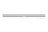 Schluter Kerdi Line Vario Linear Drain Grate and Channel Assembly 96" Slant