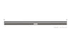 Schluter Kerdi Line Vario Linear Drain Grate and Channel Assembly 96" Square