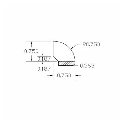 LifeCore Arden Trim Quarter Round