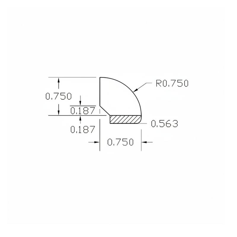 LifeCore Adela Trim Quarter Round