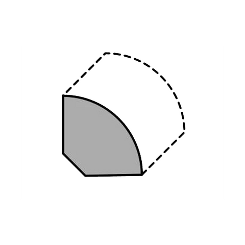 Shaw Pebble Hill 6 3/8" Trim Quarter Round