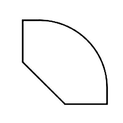 Metroflor Inception 80 Trim Quarter Round