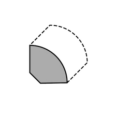 Shaw Regatta Teak Trim Quarter Round