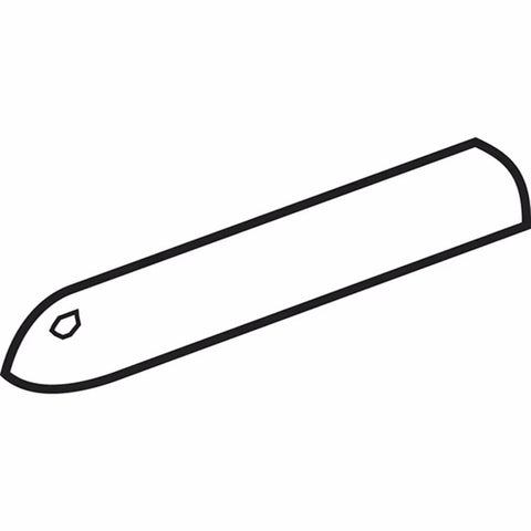 Daltile Color Wheel Classic Trim Quarter Round Corner 1"x6" Swatch