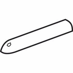 Daltile Color Wheel Classic Group 3 Trim Quarter Round Corner 1"x6" Swatch