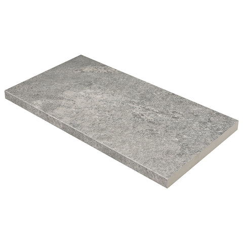 Arterra Porcelain Pool Coping Quarzo Gray - 13"x24" Swatch