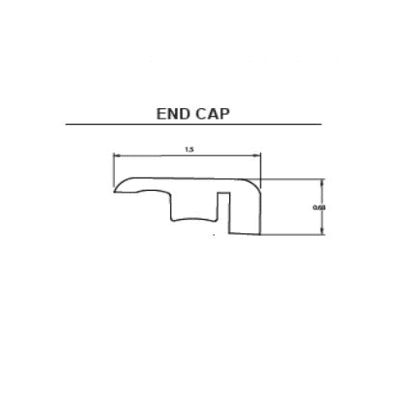 Mannington Restoration Trim End Cap