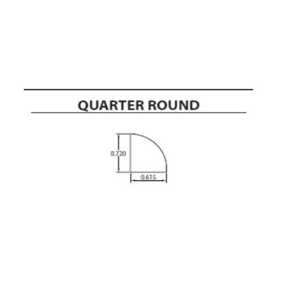 Mannington Restoration Trim Quarter Round Mannington Mannington 