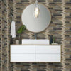 Shaw Tile Atomic Glass Rock Wall