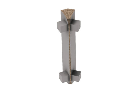 Schluter Rondec-Ct In Corner 135 Aluminum Beige