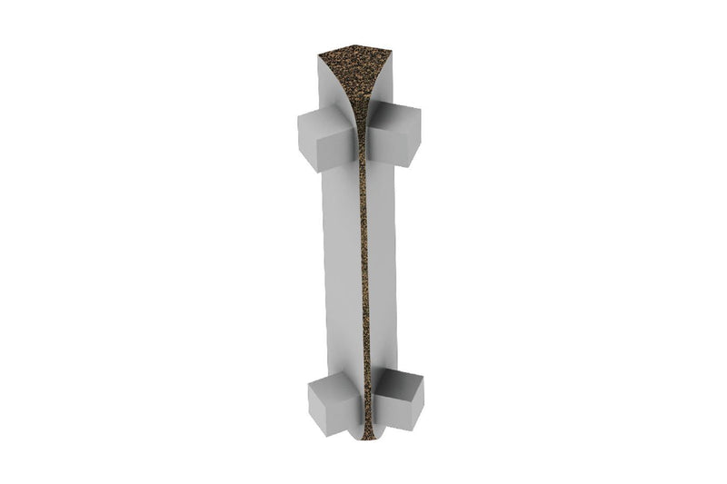 Schluter Rondec-Ct In Corner 135 Aluminum Bronze