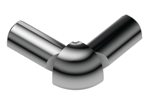 Schluter Rondec 2-Leg Out Corner Aluminum Polish Chrome