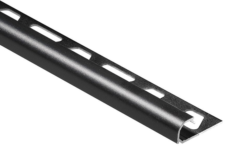 Schluter Rondec Bullnose Trim Aluminum Matte Black