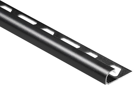 Schluter Rondec Bullnose Trim Aluminum Matte Black